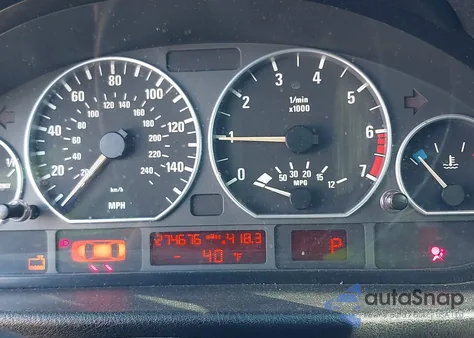 2000 BMW 328I z USA, uszkodzony, nr VIN WBAAM5338YJR56616